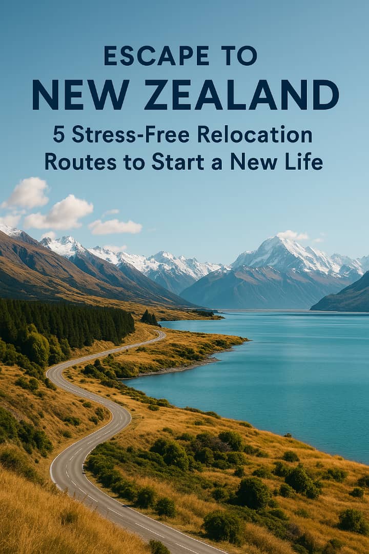 Escape to New Zealand: 5 Stress-Free Relocation Routes to Start a New Life