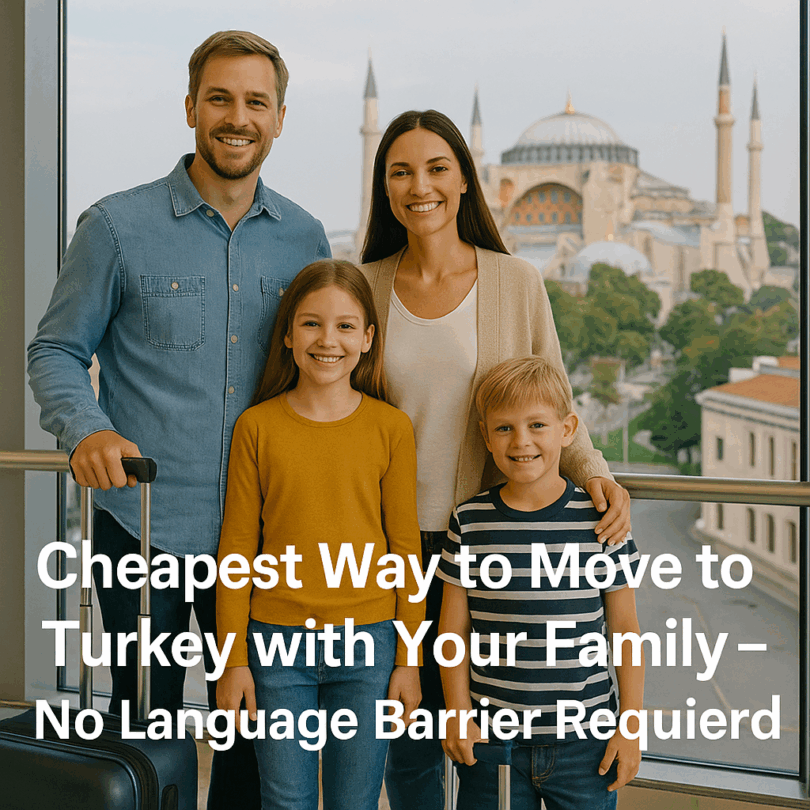 Cheapest Way to Move to Turkey with Your Family – No Language Barrier Required